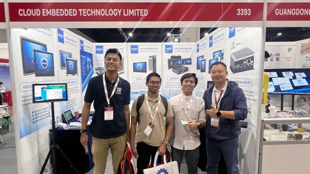 CESIPC building-block modular industrial PC platform at Malaysia automation show 2025
