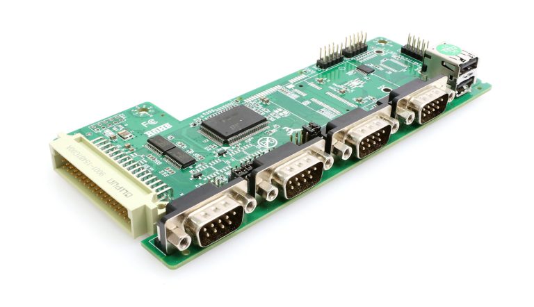 EXB-IT8783 · 2×USB + 4×RS232 接口扩展板