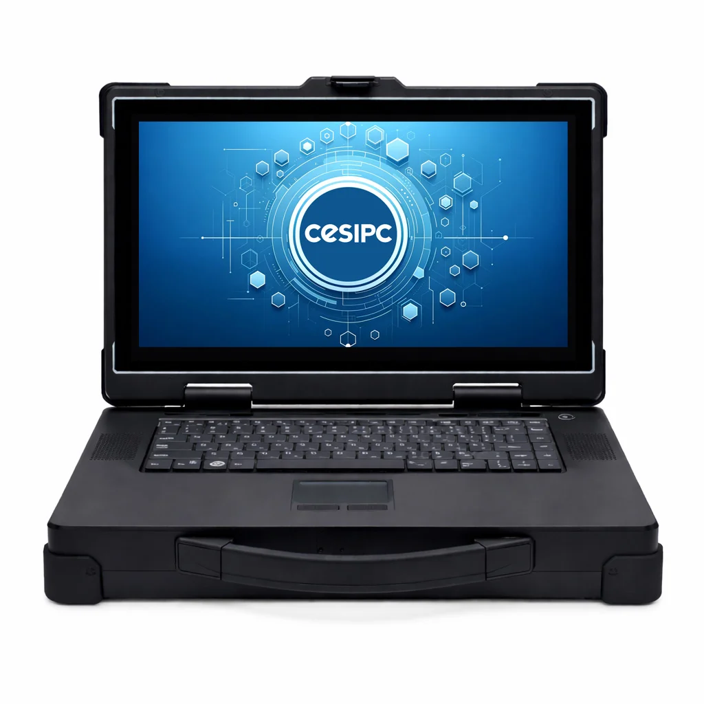 MPC-AS-W150-T1-A single-screen rugged portable workstation - front main view - CESIPC