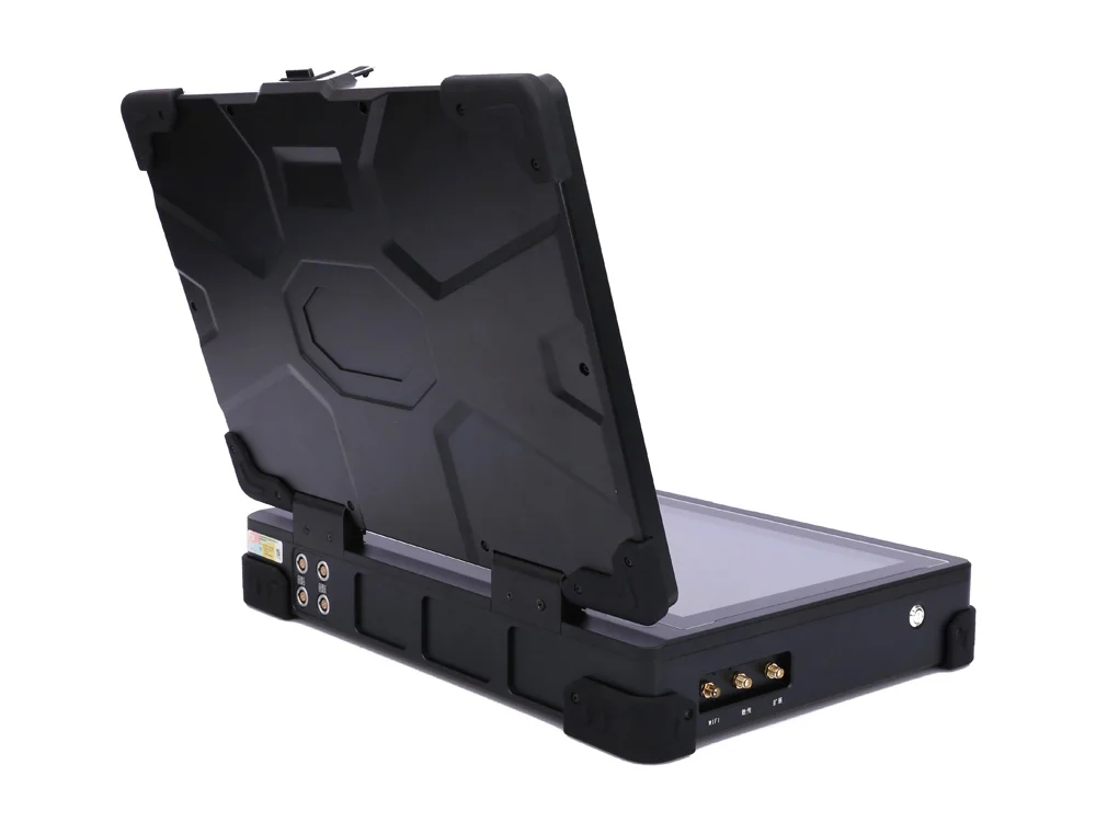 MPC-AS-W150-T2-A dual-screen rugged portable workstation - product detail shot