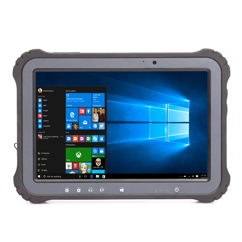TPC-1082A rugged handheld industrial terminal front view for warehouse picking — CESIPC