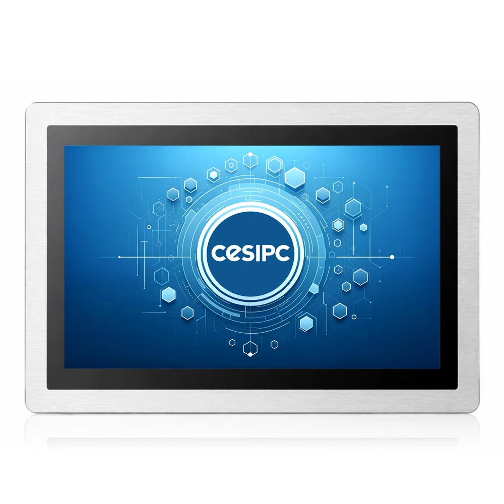 WPC-W2192A-G widescreen fully enclosed waterproof panel PC (G grade / IP69K) - front main view - CESIPC